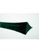 Elegant Green Gradient Print Sexy Square Neck Design Personality Hem Gothic Long Sleeves T Shirt