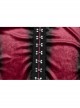 Elegant Red Gradient Print Luxury Velvet Personality Hem Gothic Style Long Sleeves T Shirt
