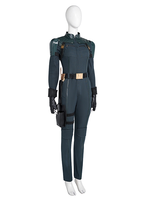 Movie Thunderbolts Yelena Belova Black Widow Bodysuit Halloween Cosplay Costume Set Without Shoes