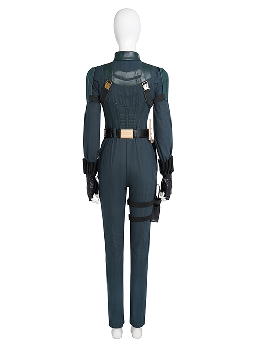 Movie Thunderbolts Yelena Belova Black Widow Bodysuit Halloween Cosplay Costume Set Without Shoes