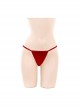 Christmas Carnival Night Ribbon Bondage Little Elk Exposed Chest Red Hip Dress Sexy Lingerie Set