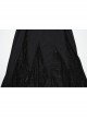 Black Sexy V Neck Irregular Spider Web Mesh Splicing Elegant Slim Gothic Style Suspender Dress