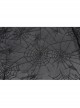 Black Sexy V Neck Irregular Spider Web Mesh Splicing Elegant Slim Gothic Style Suspender Dress