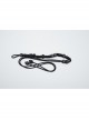 Black Simple Version Design Braided Belt Unique Star Print Gothic Style Wide Sleeve Short Coat