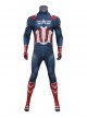 Captain America New World Order Captain America Bodysuit Printing Version Halloween Cosplay Costume Set Without Shoes
