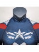 Captain America New World Order Captain America Bodysuit Printing Version Halloween Cosplay Costume Set Without Shoes