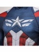 Captain America New World Order Captain America Bodysuit Printing Version Halloween Cosplay Costume Set Without Shoes