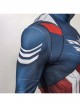 Captain America New World Order Captain America Bodysuit Printing Version Halloween Cosplay Costume Set Without Shoes