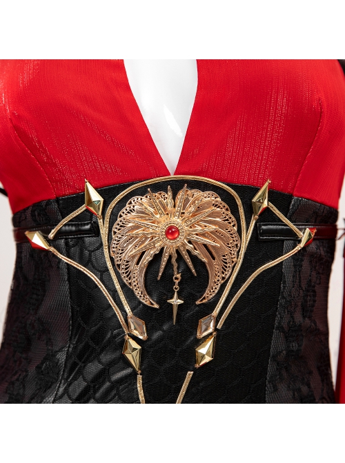 Naraka Bladepoint Viper Ning Hongchuan Madien Upgraded Version Halloween Cosplay Costume Full Set