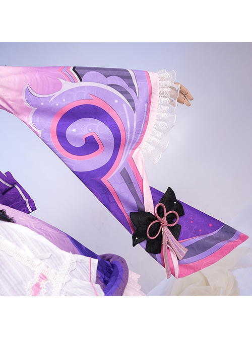 Game Genshin Impact Yumemizuki Mizuki Halloween Cosplay Costume Set