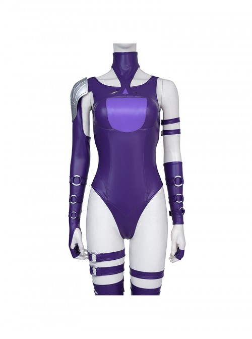Game Marvel Rivals Psylocke Vengeance Skin Halloween Cosplay Costume Set Without Shoes