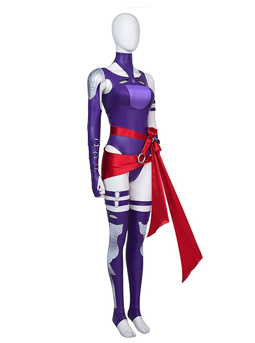 Game Marvel Rivals Psylocke Vengeance Skin Halloween Cosplay Costume Set Without Shoes