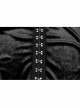 Elegant Black Velvet Sexy Square Collar Exquisite Metal Button Design Personality Hem Shape Gothic Style T Shirt