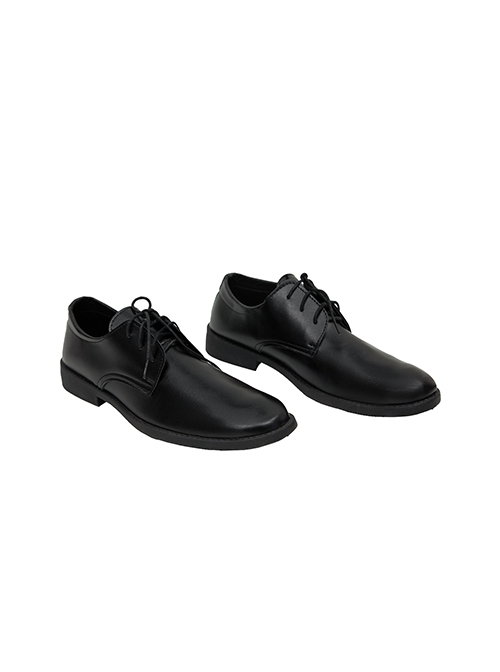 Live Action TV Series Spider-Noir‎ Spider Man Halloween Cosplay Accessories Black Leather Shoes