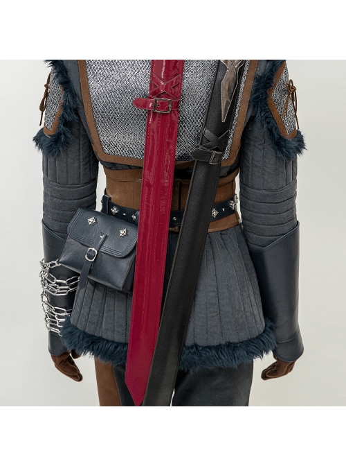 Games The Witcher 4 Ciri Halloween Cosplay Costume Set Without Shoes And Sword