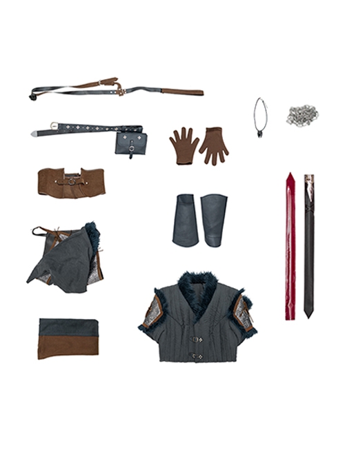 Games The Witcher 4 Ciri Halloween Cosplay Costume Set Without Shoes And Sword