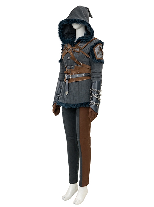 Games The Witcher 4 Ciri Halloween Cosplay Costume Set Without Shoes And Sword