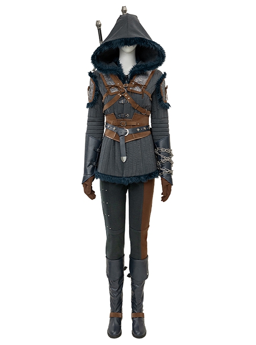 Games The Witcher 4 Ciri Halloween Cosplay Accessories Boots