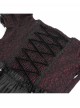 Retro Gorgeous Black Red Sexy One Shoulder Retro Lace Stitching Exquisite Beaded Decoration Gothic Style Dress