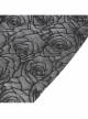 Retro Black Red Gorgeous Lace Splicing Beaded Decoration Sexy Waist Hollow Gothic Style Dress