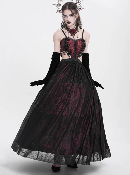 90s red prom dress Fitted Halter Neck Black and Red Vintage 90s Party Dress – daisystyledress