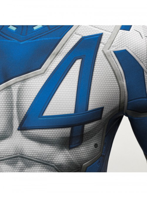 Marvel Rivals Mister Fantastic Bodysuit 2025 Printed Edition Halloween Cosplay Costume Set