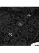Retro Gorgeous Black Sexy Off Shoulder Design Exquisite Lace Stitching Rose Decoration Gothic Style Dress