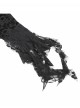 Retro Gorgeous Black Sexy Off Shoulder Design Exquisite Lace Stitching Rose Decoration Gothic Style Dress
