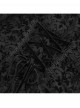 Retro Gorgeous Black Sexy Off Shoulder Design Exquisite Lace Stitching Rose Decoration Gothic Style Dress