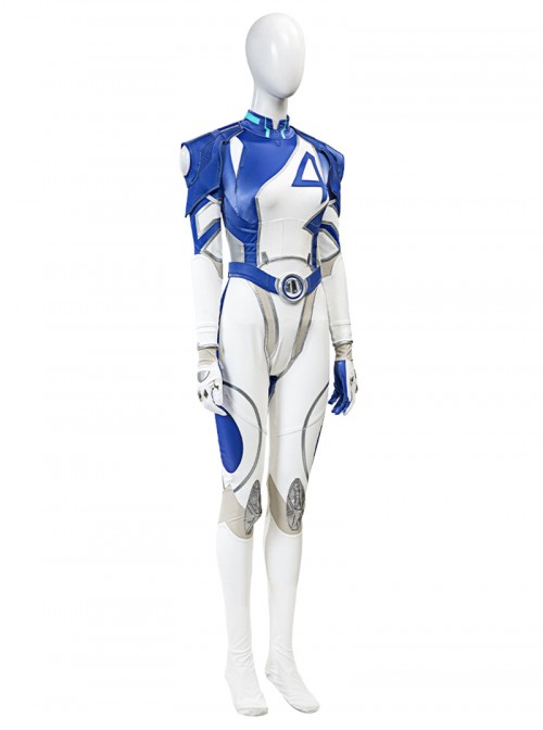 Game Marvel Rivals Invisible Woman Halloween Cosplay Costume Set Without Shoes