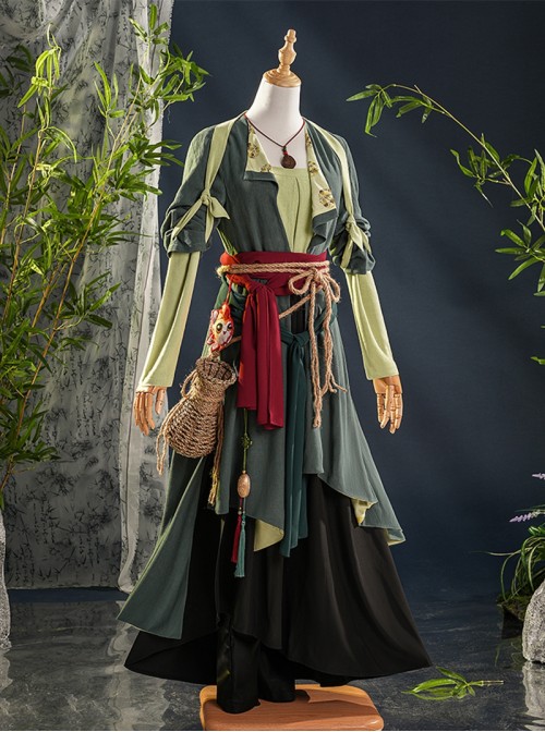 Game Where Winds Meet Ying Ying Halloween Cosplay Costume Full Set
