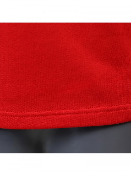 Captain America 4 New World Order Captain America Red Sweatshirt Halloween Cosplay Costume Set