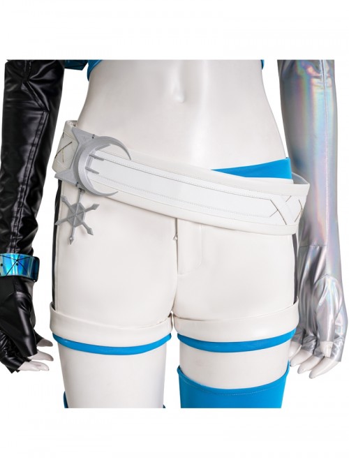 Game Marvel Rivals Seol Hee Luna Snow Halloween Cosplay Costume Set Without Shoes