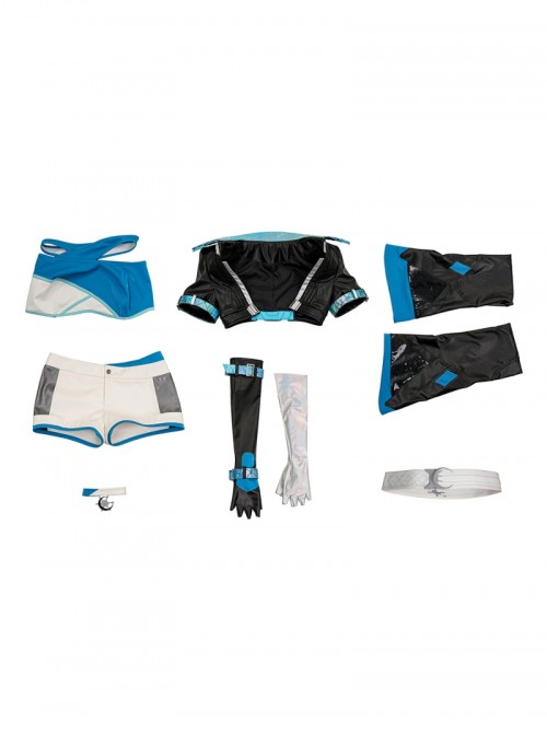 Game Marvel Rivals Seol Hee Luna Snow Halloween Cosplay Costume Set Without Shoes