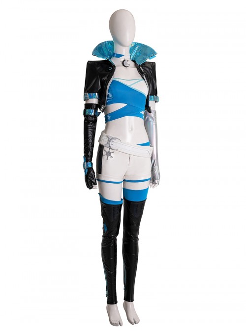 Game Marvel Rivals Seol Hee Luna Snow Halloween Cosplay Costume Set Without Shoes