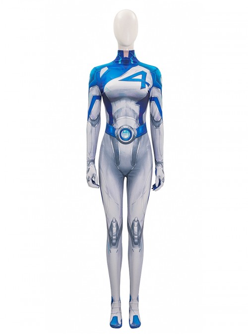 Game Marvel Rivals Invisible Woman Bodysuit Halloween Cosplay Costume Set