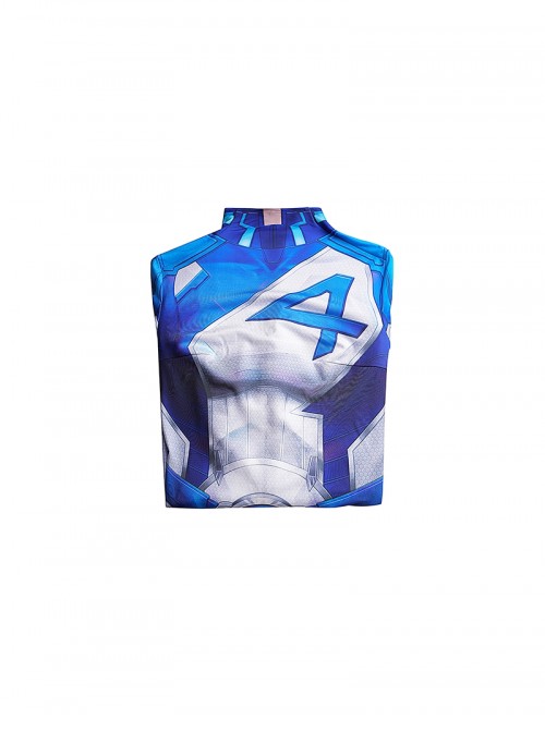 Game Marvel Rivals Invisible Woman Bodysuit Halloween Cosplay Costume Set
