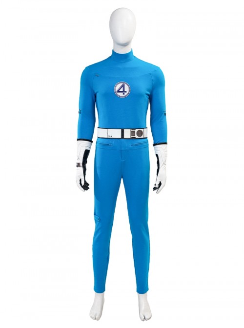 The Fantastic Four First Steps Mister Fantastic Bodysuit Halloween Cosplay Costume Set Without Shoes