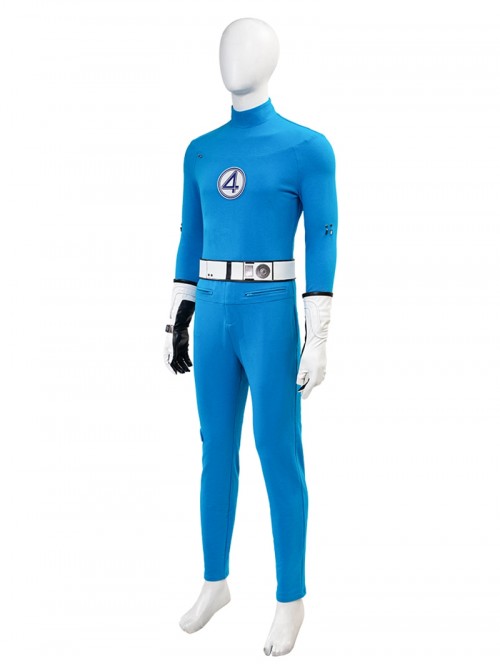 The Fantastic Four First Steps Mister Fantastic Bodysuit Halloween Cosplay Costume Set Without Shoes