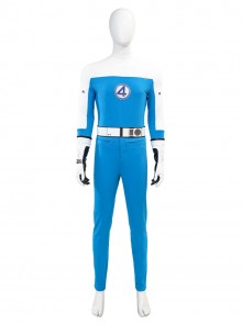 Movie The Fantastic Four First Steps Human Torch Bodysuit Halloween Cosplay Costume Set Without Shoes