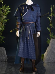 Game Where Winds Meet Jiang Yan Halloween Cosplay Costume Set Without Shoes