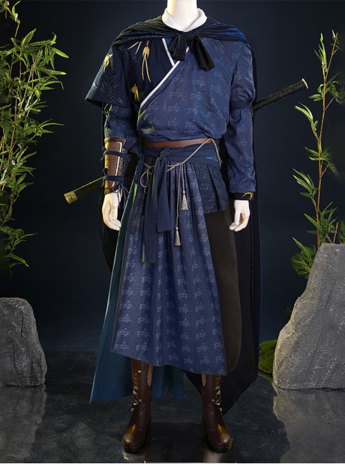 Game Where Winds Meet Jiang Yan Halloween Cosplay Costume Set Without Shoes