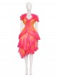 Movie Wicked Glinda Gradient Dress Halloween Cosplay Costume Set