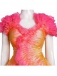Movie Wicked Glinda Gradient Dress Halloween Cosplay Costume Set