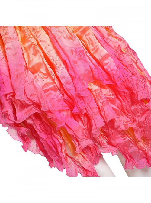 Movie Wicked Glinda Gradient Dress Halloween Cosplay Costume Set