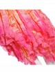 Movie Wicked Glinda Gradient Dress Halloween Cosplay Costume Set