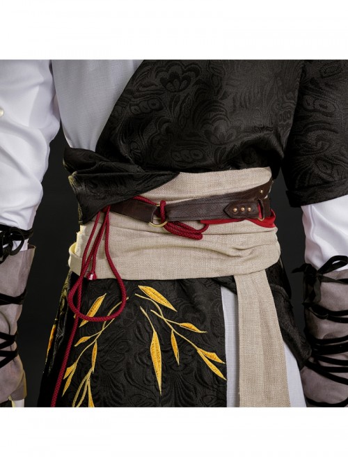 Game Where Winds Meet Player Young Martial Master Initial Halloween Cosplay Costume Set Without Shoes