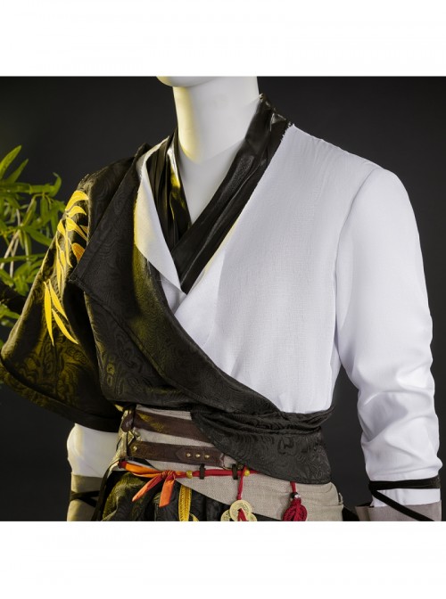 Game Where Winds Meet Player Young Martial Master Initial Halloween Cosplay Costume Set Without Shoes