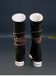 Where Winds Meet Player Young Martial Master Initial Halloween Cosplay Accessories Black Boots