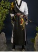 Where Winds Meet Player Young Martial Master Initial Halloween Cosplay Accessories Black Boots